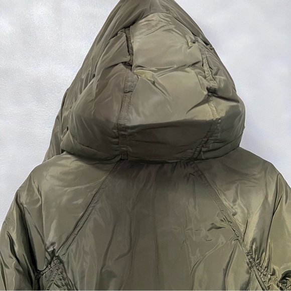 Laundry by Shelli Segal Hooded Belted Parka Jacket In MilitGry -Military Color - Picture 15 of 16